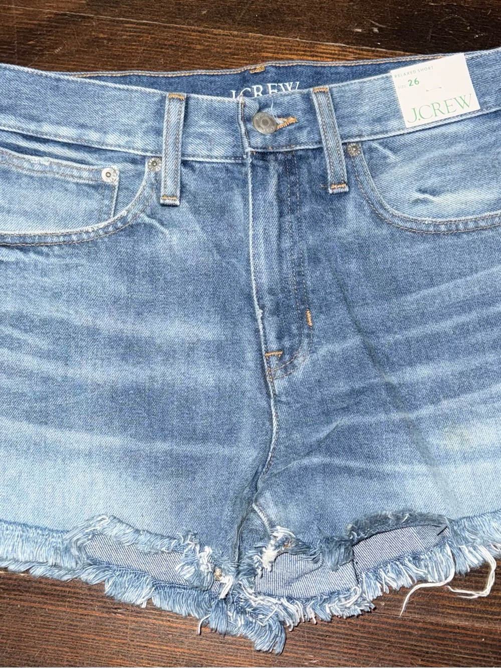 J. Crew Blue Denim Relaxed Shorts